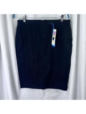 Spanx Star Power Skirt Women's 10 Black Pencil Stretch Slimming Quiet Luxury NWT